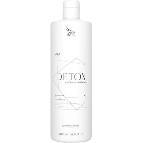 Imagem do produto Zap Detox Shampoo Condicionante Antirresíduos 500Ml Zap Cosméticos