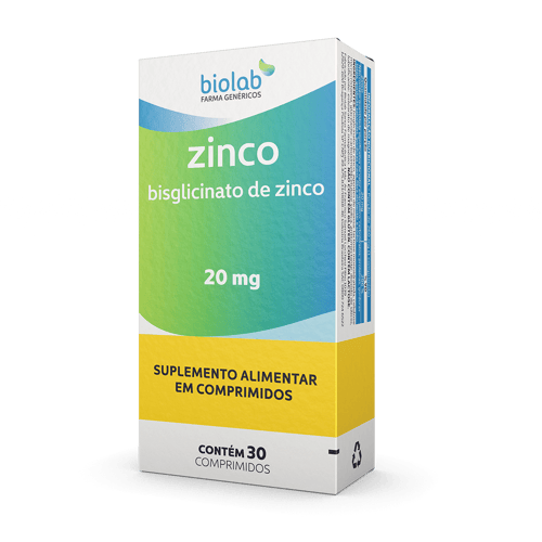 Imagem do produto Zinco 20Mg 30 Comprimidos