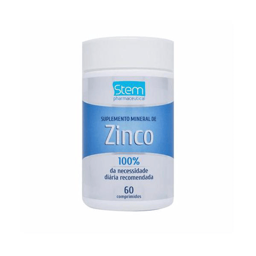 Zinco - Com 60 Comprimidos - Stem