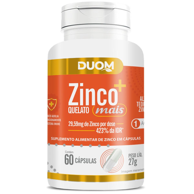 Imagem do produto Zinco Mais 60 Cáps Duom