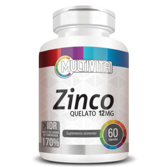 Imagem do produto Zinco Quelato 60 Cápsulas Multivita