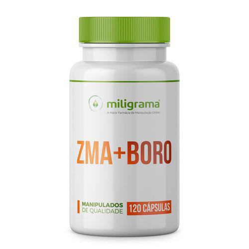 Zma Zinco + Magnésio +Vitamina B6 + Boro 120 Cápsulas