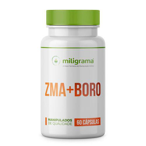 Zma Zinco + Magnésio + Vitamina B6 + Boro 60 Cápsulas