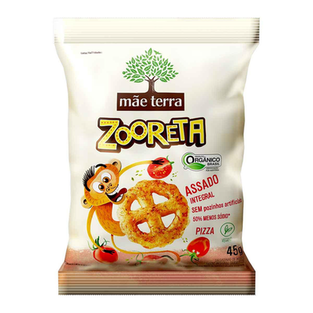Zooreta Mãe Terra Salgado Orgnico Pizza 45G
