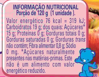 Papinha Nestlé de Frutas Sortidas com 120g Papinha Nestlé de Frutas Sortidas com 120g